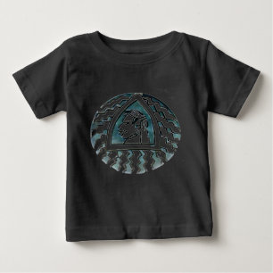 T-shirt Pour Bébé Hakuna Matata Style Triangle Bleu.png