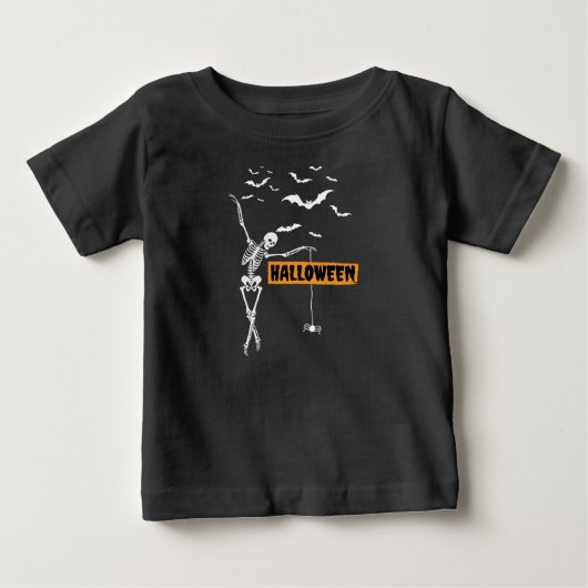 T-shirt Pour Bébé Halloween (Devant)