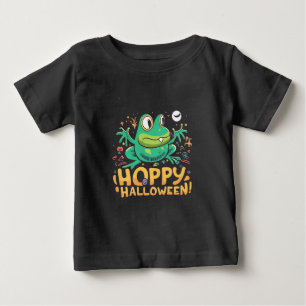 T-shirt Pour Bébé Halloween Hoppy, adorable grenouille caricaturale