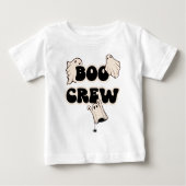 T-shirt Pour Bébé Halloween Rétro Ghosts Boo Crew (Devant)