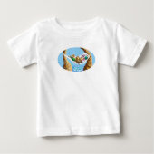 T-shirt Pour Bébé Hamac de vacances (Devant)