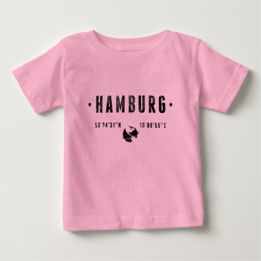 T-shirt Pour Bébé Hambourg (Devant)