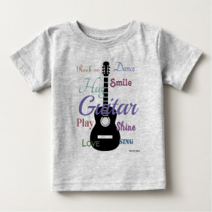 T-shirt Pour Bébé HAMbyWG - Thème de guitare