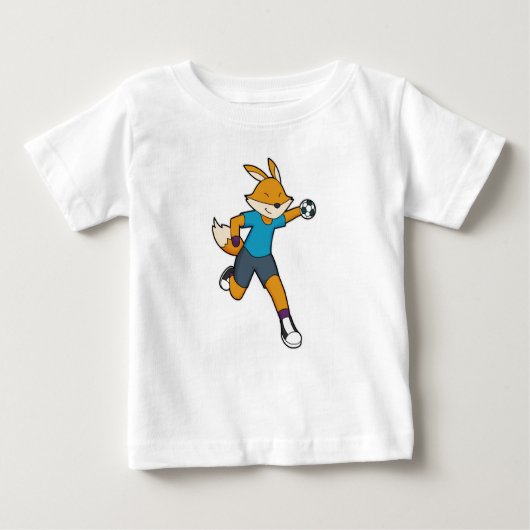T-shirt Pour Bébé Handball joueur Fox (Devant)