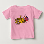 T-shirt Pour Bébé HANUKA SPARKY FISH Funny Cute<br><div class="desc">"Hanukkah Sparky Fish" is a gorgeous cute Infant. Sparky yellow fish is holding a dreidel and wearing a candle-like crown :) Its a perfect gift for a perfect Hanukkah This gorgeous venft is featured in a range of matching toxits such as: Greeting Cards, Post Cards, US postage stamps, T-shirts, Tea/Coffee...</div>