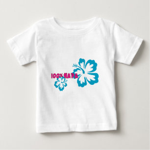 T-shirt Pour Bébé Hapa 100% (avec Hibiscus)