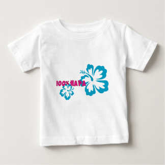 T-shirt Pour Bébé Hapa 100% (avec Hibiscus)