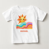 T-shirt Pour Bébé Happy Bright Sunshine Summer (Devant)