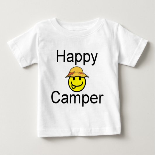 T-shirt Pour Bébé Happy Camper (Devant)