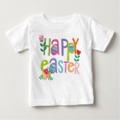 T-shirt Pour Bébé Happy Easter (Devant)