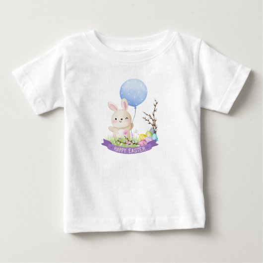 T-SHIRT POUR BÉBÉ HAPPY EASTER (Devant)