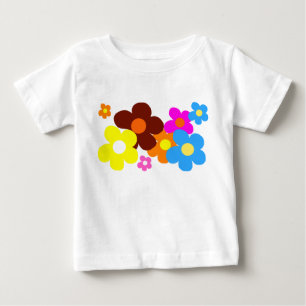 T-shirt Pour Bébé Happy Flowers