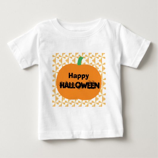 T-shirt Pour Bébé Happy Halloween (Devant)