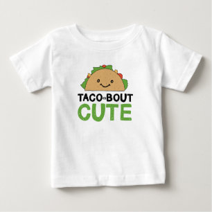 T-shirt Pour Bébé Happy Hand Drag Taco-bout Cute Taco Art Design