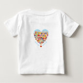 T-shirt Pour Bébé Happy Heart Village (Dos)