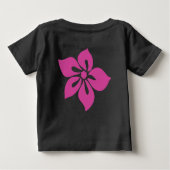 T-shirt Pour Bébé Happy Hibiscus Infant Creeper (Dos)