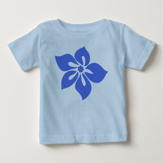 T-shirt Pour Bébé Happy Hibiscus Infant Creeper (Devant)