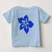 T-shirt Pour Bébé Happy Hibiscus Infant Creeper (Dos)