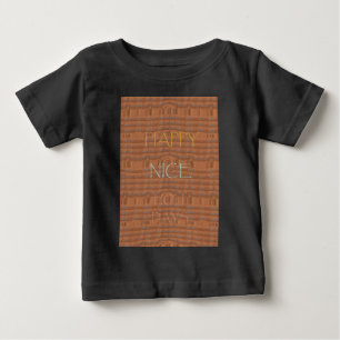 T-shirt Pour Bébé Happy Holidays Zebra Art Print