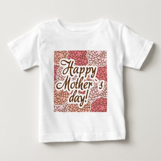 T-shirt Pour Bébé happy mother day (Devant)
