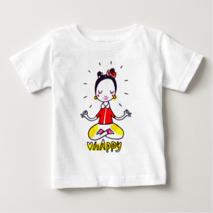 T-shirt Pour Bébé happy yoga holiday SUIT