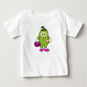T-shirt Pour Bébé Haricot de football Sports