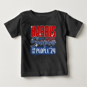 T-shirt Pour Bébé Harris Shapiro 2024 Pour le peuple Drapeau américa