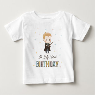 T-shirt Pour Bébé Harry Potter Chibi Draco Malfoy Magicien Anniversa