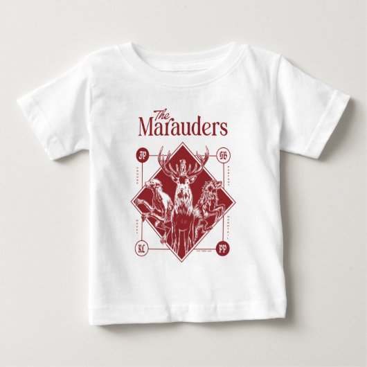 T-shirt Pour Bébé HARRY POTTER™ Les Marauders Animagus Graphique (Devant)