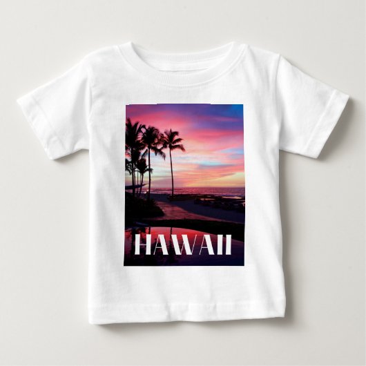 T-shirt Pour Bébé Hawaii (Devant)
