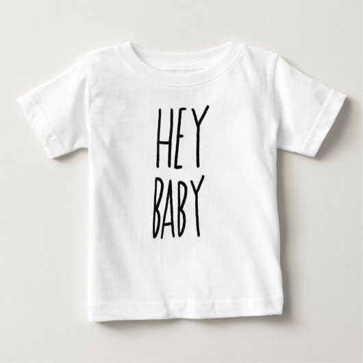 T-shirt Pour Bébé Hé bébé (Devant)