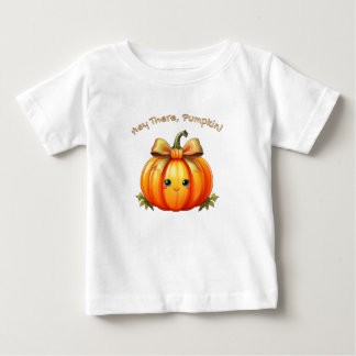 T-shirt Pour Bébé Hé, Citrouille – Joli Design de Bébé Citrouille