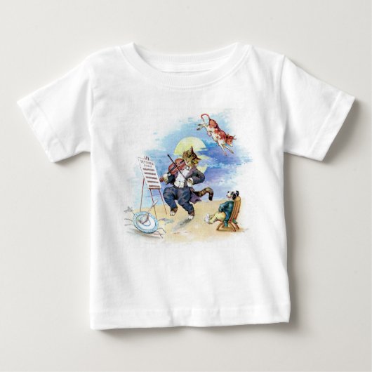 T-shirt Pour Bébé Hé, dupez dupent la comptine (Devant)