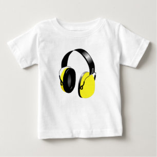 T-shirt Pour Bébé headphoneplain