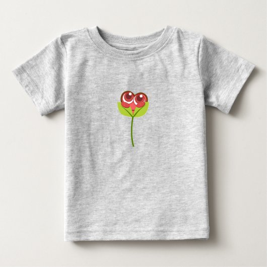 T-shirt Pour Bébé heart flower (Devant)