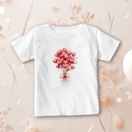T-shirt Pour Bébé Hearts Bouquet