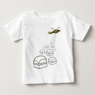 T-shirt Pour Bébé Hélicoptère de Krystal