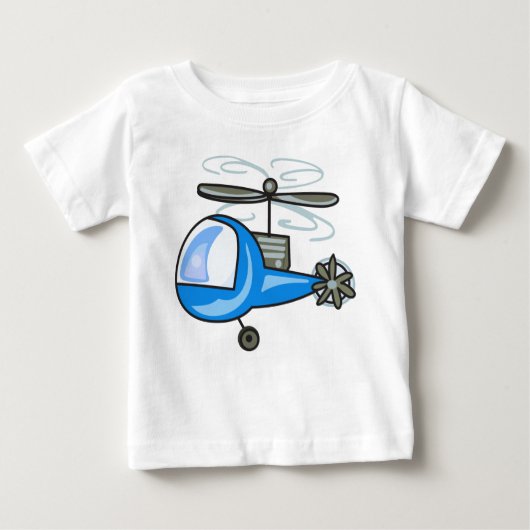 T-shirt Pour Bébé Hélicoptère pour enfants (Devant)