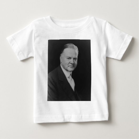 T-shirt Pour Bébé Herbert Hoover (Devant)