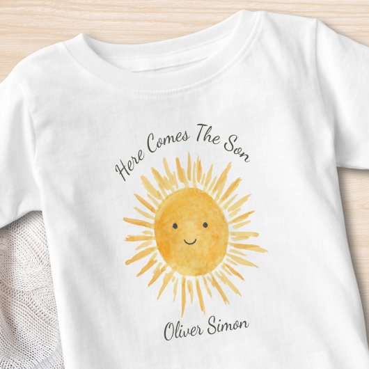 T-shirt Pour Bébé Here Comes The Son