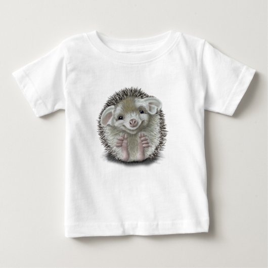 T-shirt Pour Bébé Hérisson (Devant)