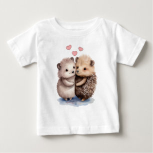 T-shirt Pour Bébé Hérisson adorable