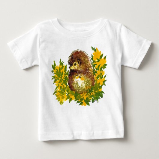 T-shirt Pour Bébé Hérisson de hérisson design T-shirt bébé (Devant)