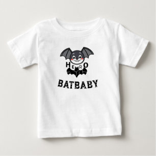T-shirt Pour Bébé Héro Bébé Chauve-Souris – Enfants Mignons et Sympa