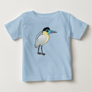 T-shirt Pour Bébé Héron à capuchon Birdorable