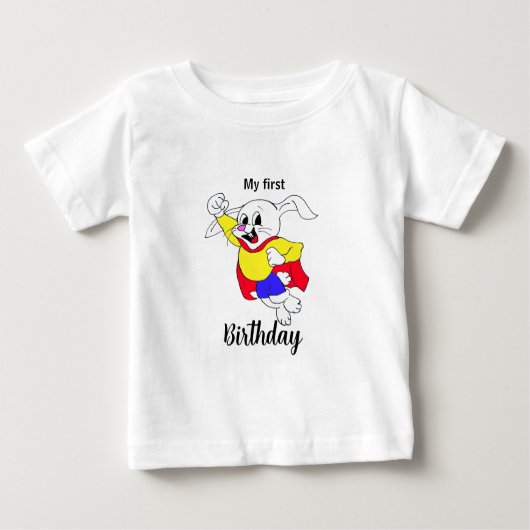 T-shirt Pour Bébé Héros lapin Toddler (Devant)