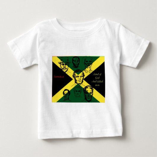 T-shirt Pour Bébé héros national de la jamaïque (Devant)