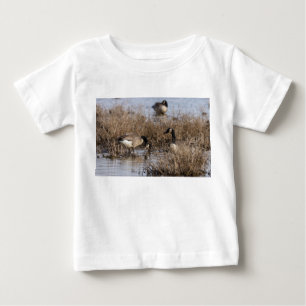 T-shirt Pour Bébé Heure de la collation des oies canadiennes