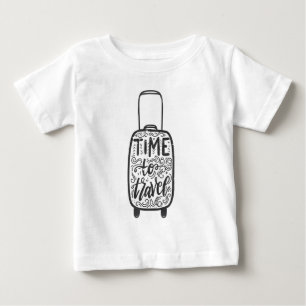 T-shirt Pour Bébé Heure de voyager