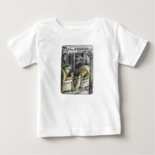 T-shirt Pour Bébé Heure du thé de grenouille et de crapaud